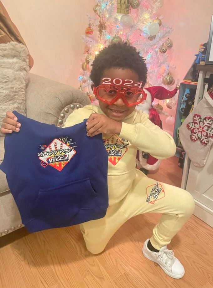 Spray Paint Vibez Pull Over Hoodie